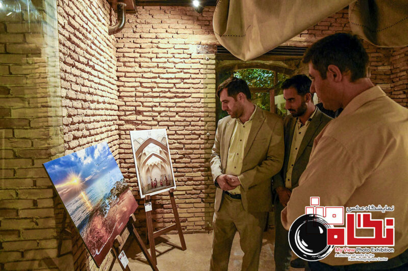 بازدید حمیدرضا قانعی مدیرکل فرهنگ و ارشاد اسلامی استان فارس از نمایشگاه نگاه من